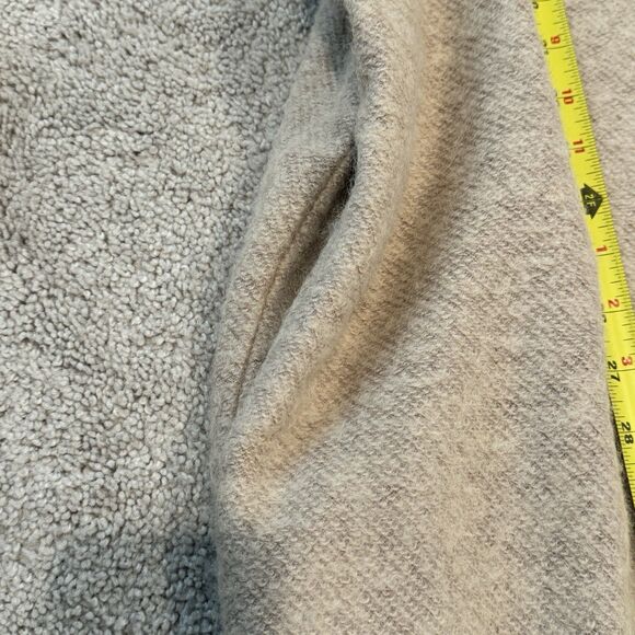 La Made Women's Brown 90% Wool Turtleneck Top with 2 Pockets & Side Tie One-Size - Picture 5 of 9